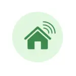Logo de " casa conectada" en referencia a los puntos de recarga wallbox en casa que llevan wifi y se pueden conectar a la red doméstica de las viviendas
